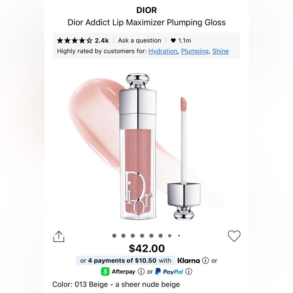 Dior Lip Maximizer